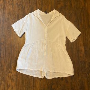 white princess polly romper